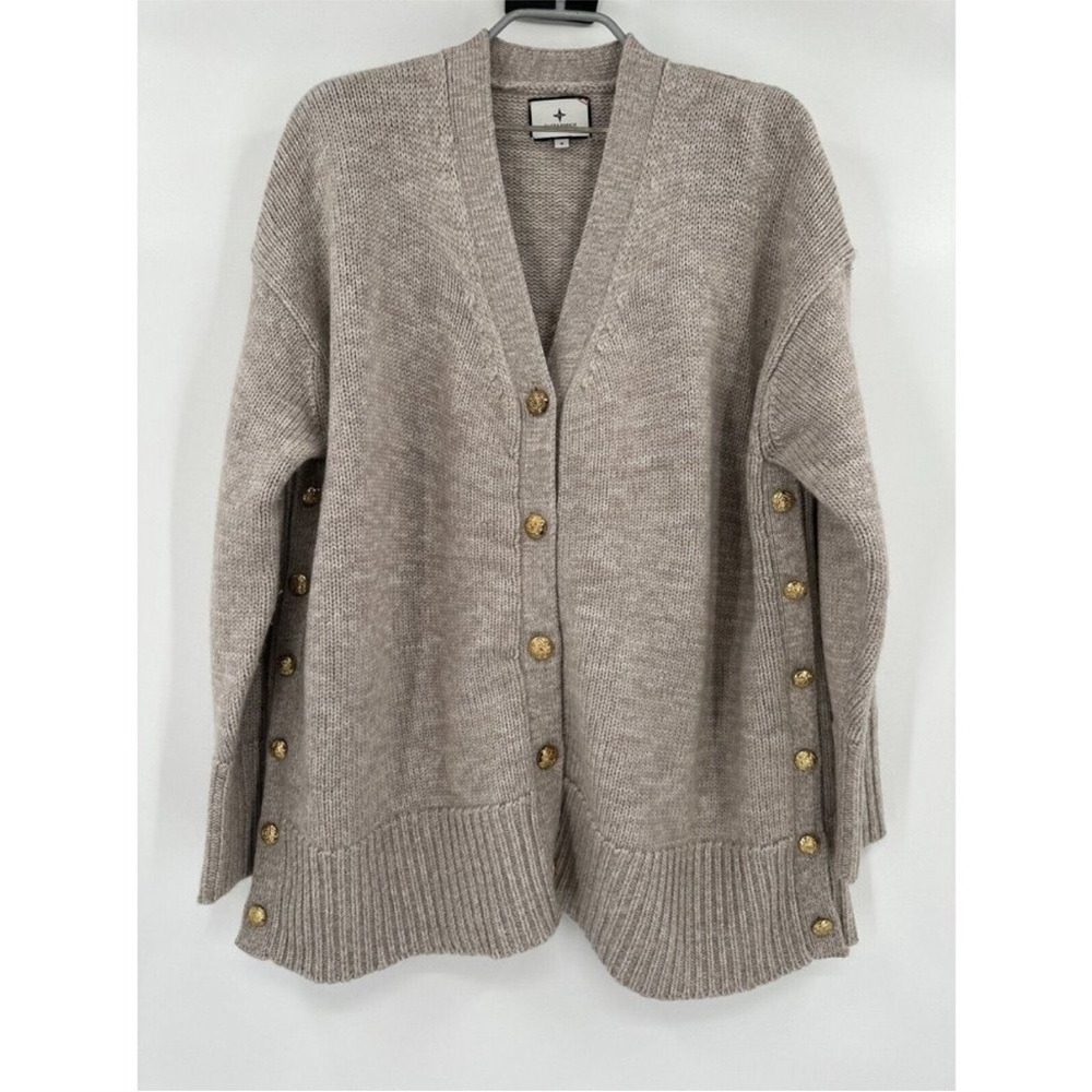Tuckernuck Tan V-Neck Cardigan Sweater